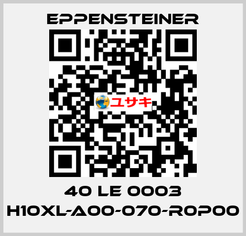 40 LE 0003 H10XL-A00-070-R0P00 Eppensteiner