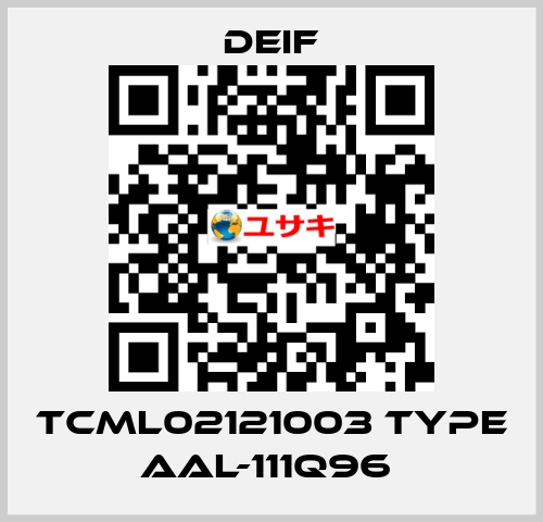 TCML02121003 TYPE AAL-111Q96  Deif