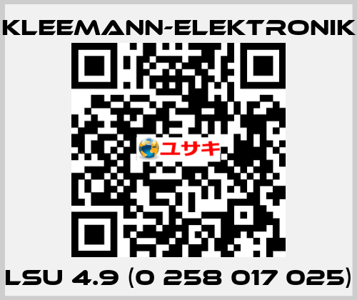 LSU 4.9 (0 258 017 025) Kleemann-Elektronik