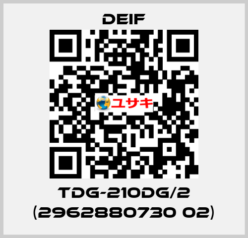 TDG-210DG/2 (2962880730 02) Deif