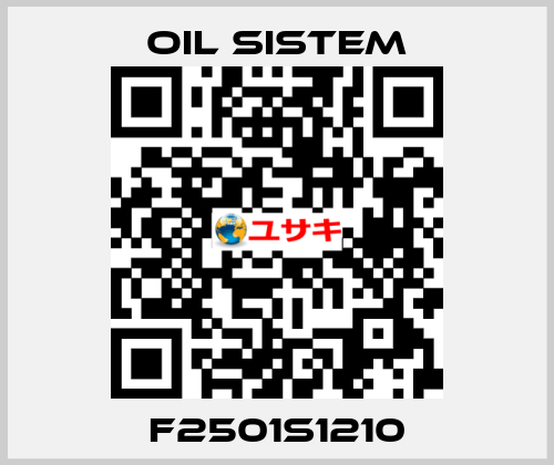 F2501S1210 Oil Sistem