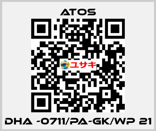 DHA -0711/PA-GK/WP 21 Atos