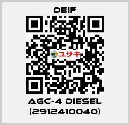 AGC-4 Diesel (2912410040) Deif