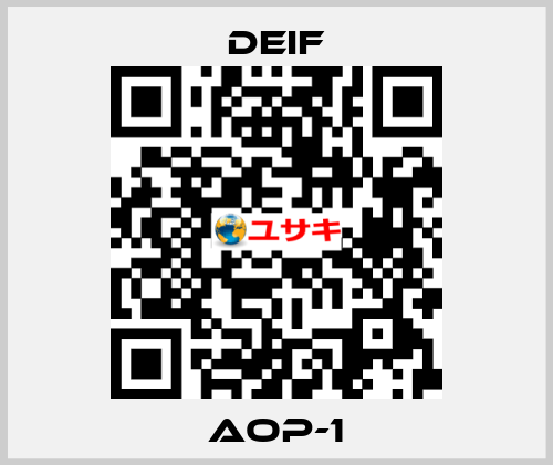  AOP-1 Deif