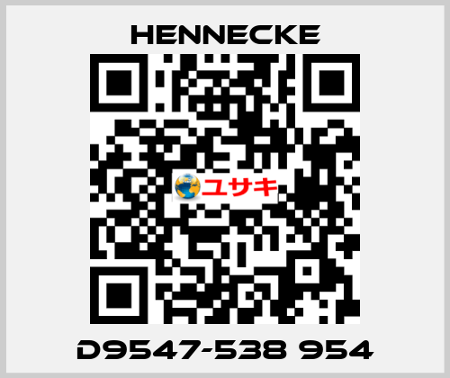 D9547-538 954 Hennecke