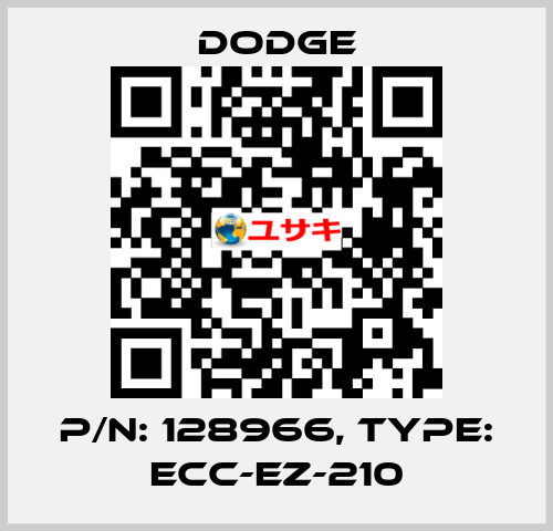 p/n: 128966, Type: ECC-EZ-210 Dodge