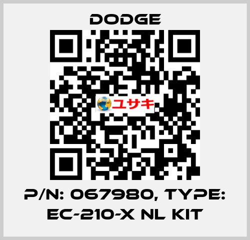 p/n: 067980, Type: EC-210-X NL KIT Dodge