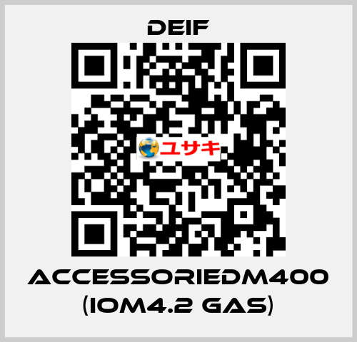 AccessorieDM400 (IOM4.2 GAS) Deif