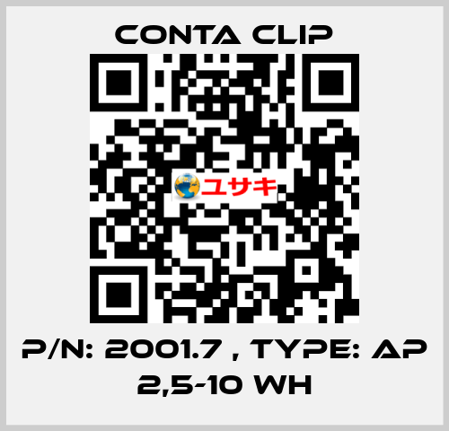 P/N: 2001.7 , Type: AP 2,5-10 WH Conta Clip