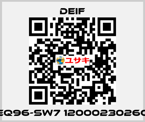 EQ96-SW7 1200023026C Deif