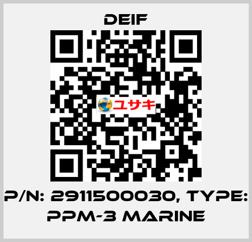 P/N: 2911500030, Type: PPM-3 Marine Deif