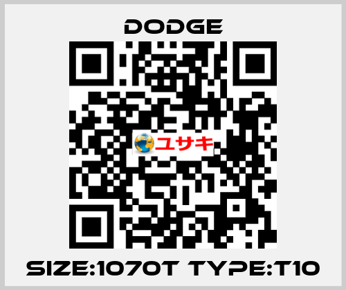 Size:1070T Type:T10 Dodge