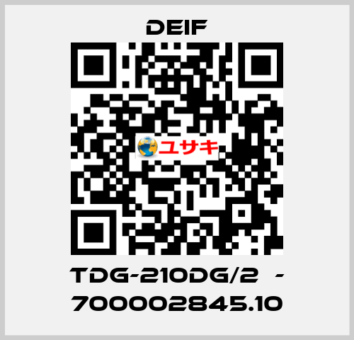 TDG-210DG/2  - 700002845.10 Deif