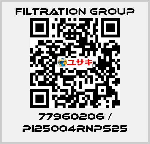 77960206 / PI25004RNPS25 Filtration Group