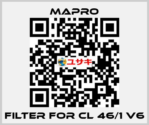 filter for CL 46/1 V6 Mapro