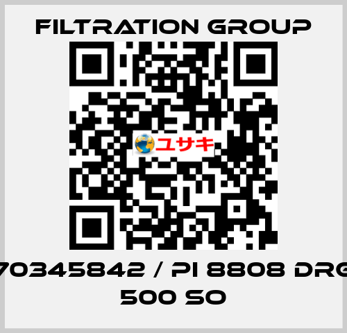 70345842 / PI 8808 DRG 500 SO Filtration Group