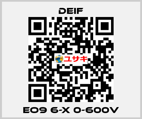 Eo9 6-x 0-600V Deif