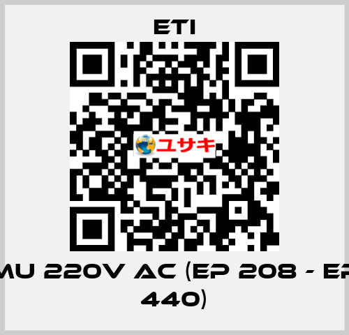 MU 220V AC (EP 208 - EP 440) Eti