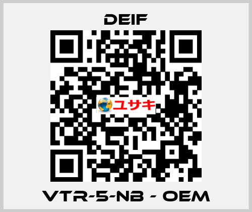 VTR-5-NB - OEM Deif