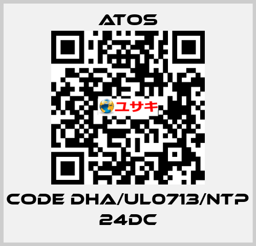 Code DHA/UL0713/NTP 24DC Atos