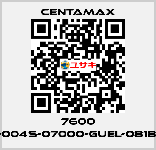 7600 ----004S-07000-GUEL-081877 CENTAMAX