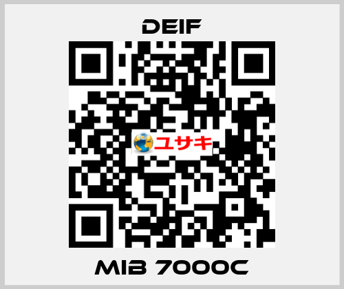 MIB 7000C Deif