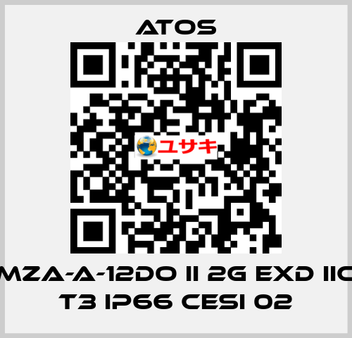 MZA-A-12DO II 2G Exd IIC T3 IP66 CESI 02 Atos