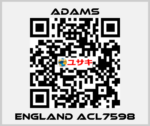 ENGLAND ACL7598 ADAMS