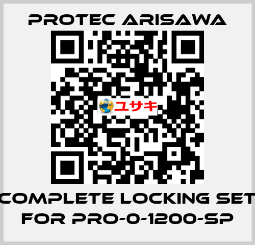 Complete locking set for PRO-0-1200-SP Protec Arisawa