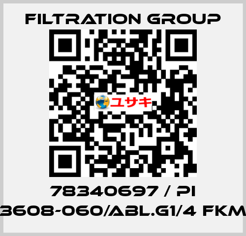 78340697 / PI 3608-060/ABL.G1/4 FKM Filtration Group