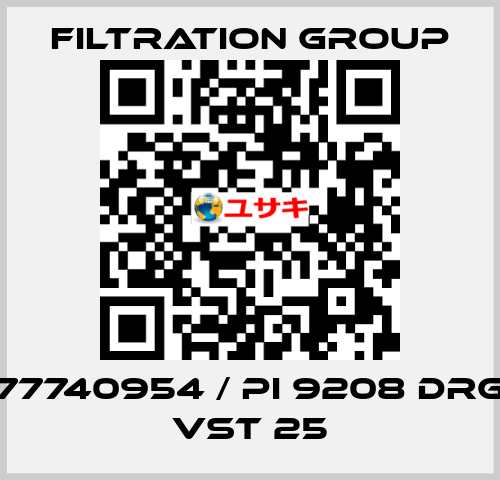 77740954 / PI 9208 DRG VST 25 Filtration Group