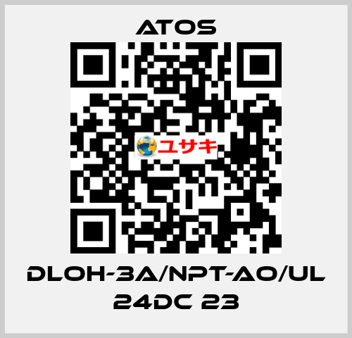 DLOH-3A/NPT-AO/UL 24DC 23 Atos