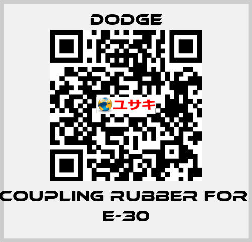 COUPLING RUBBER for  E-30 Dodge