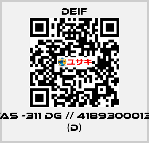 TAS -311 DG // 41893000131 (D) Deif