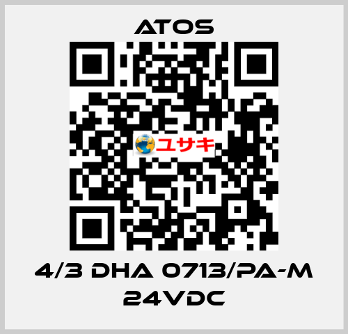 4/3 DHA 0713/PA-M 24VDC Atos