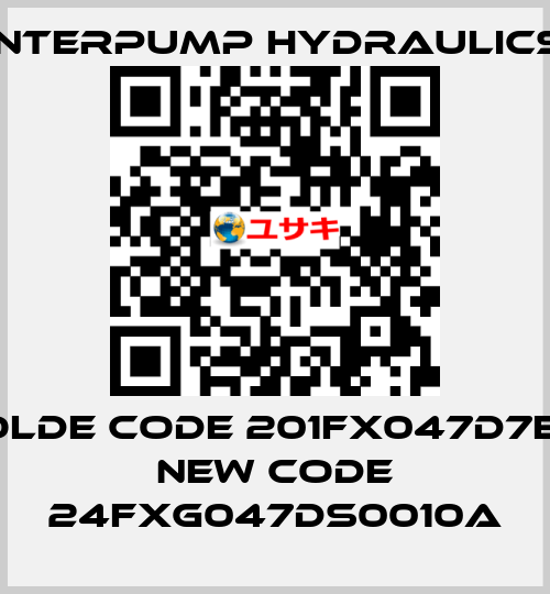 olde code 201FX047D7E/ new code 24FXG047DS0010A Interpump hydraulics