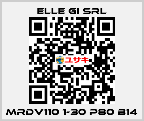 MRDV110 1-30 P80 B14 ELLE GI SRL