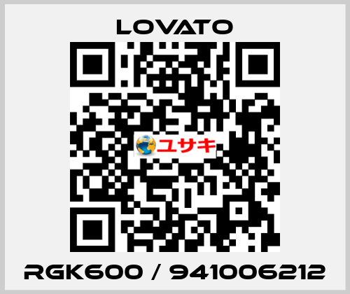 RGK600 / 941006212 Lovato