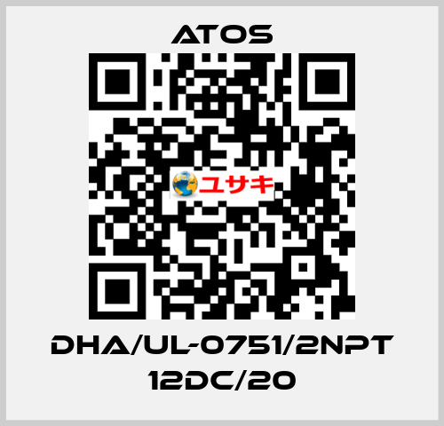 DHA/UL-0751/2NPT 12DC/20 Atos