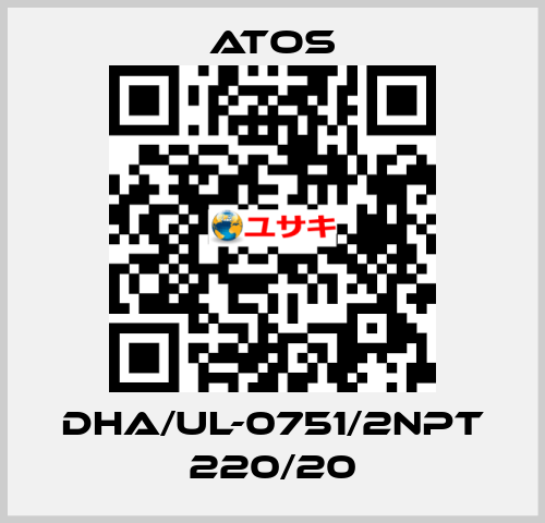 DHA/UL-0751/2NPT 220/20 Atos