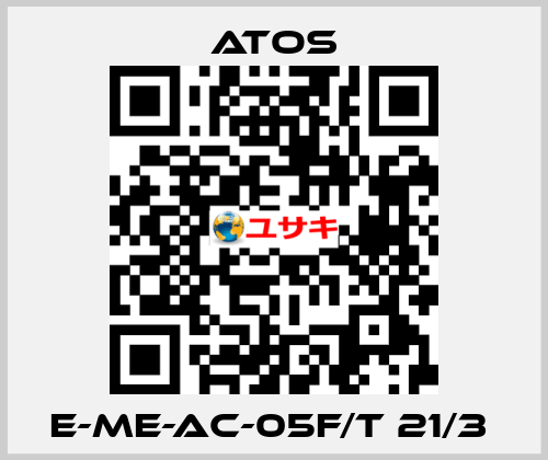 E-ME-AC-05F/t 21/3  Atos