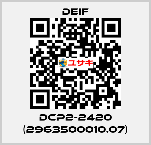 DCP2-2420 (2963500010.07) Deif