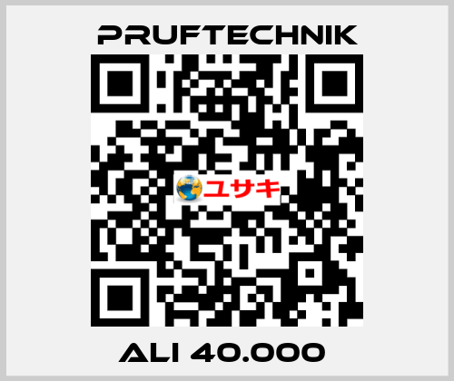 ALI 40.000  Pruftechnik