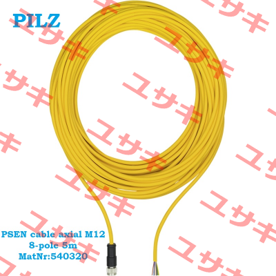 PSEN cable axial M12 8-pole 5m MatNr:540320 Pilz