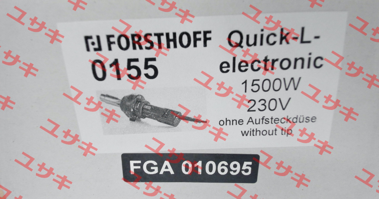 0155 / Quick-L-Electronic 230 V Forsthoff