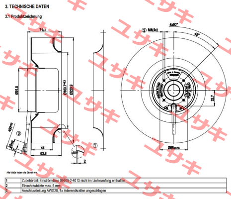 R1G220 AB73-95 EBM Papst