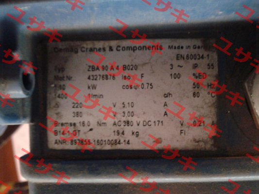 ZBA 90 A4 B020 - 43276876  Demag