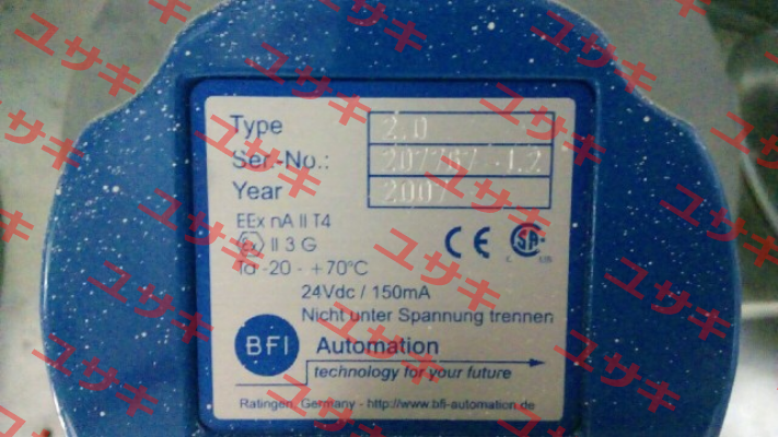 Part.-No.S 507H (Type 2.0 )   BFI AUTOMATION