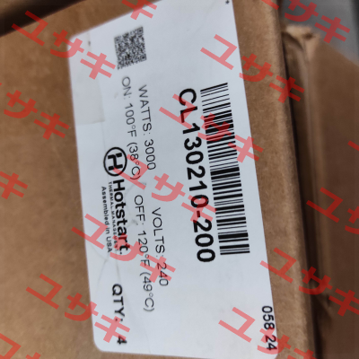 P/N: CL130210-200, Type: CL 3000W 240V 100-120F Hotstart