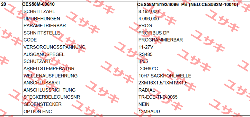 CES58M-00010 4096 PPR TR Electronic